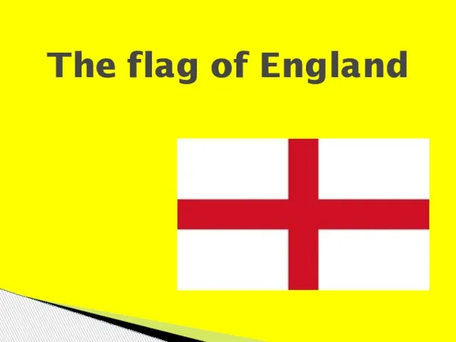 The flag of England