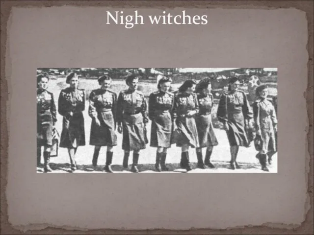 Nigh witches