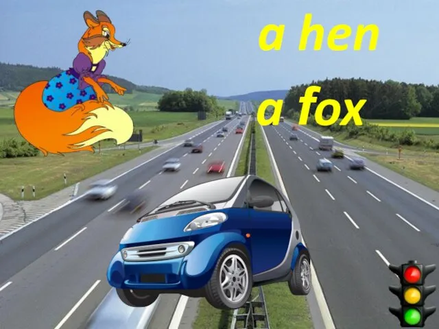 a fox a hen