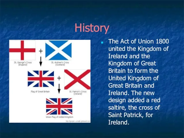 History The Act of Union 1800 united the Kingdom of Ireland and