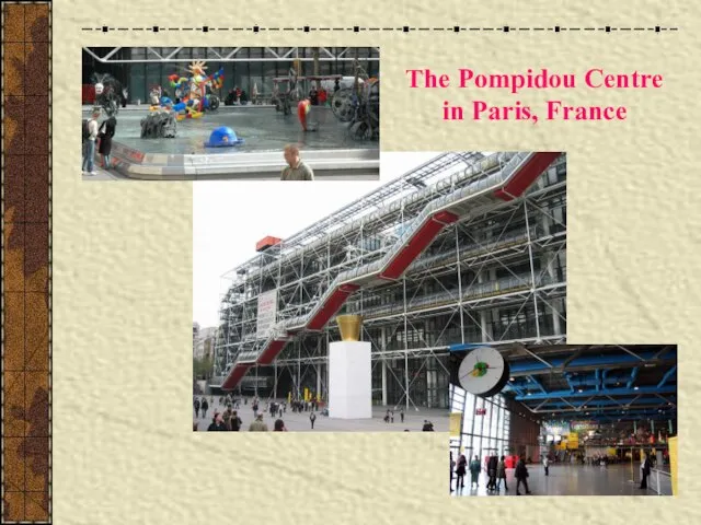 The Pompidou Centre in Paris, France