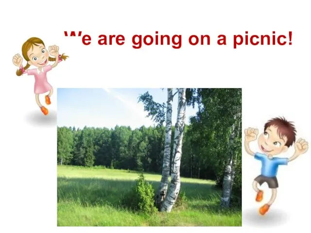 We are going on a picnic!