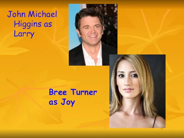 John Michael Higgins as Larry Bree Turner as Joy