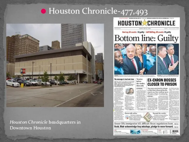 Houston Chronicle-477,493 Houston Chronicle headquarters in Downtown Houston
