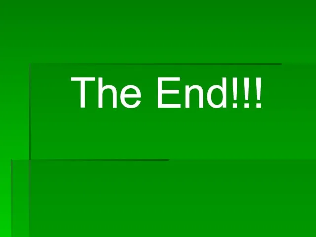 The End!!!