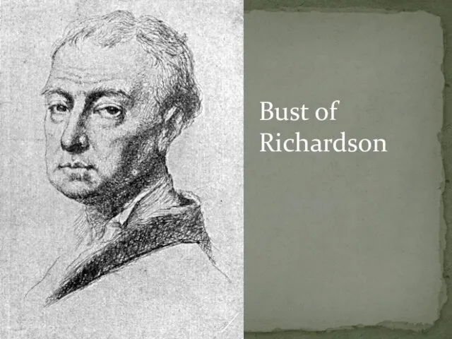 Bust of Richardson