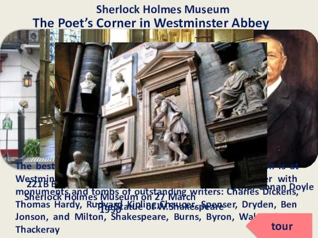 The Poet’s Corner in Westminster Abbey tour