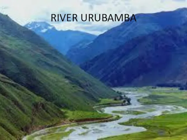 RIVER URUBAMBA