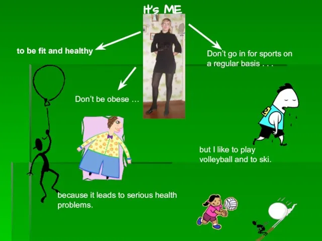 to be fit and healthy Don’t be obese … because it leads