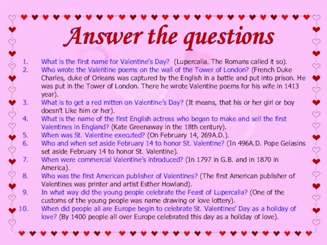 What is the first name for Valentine’s Day? (Lupercalia. The Romans called