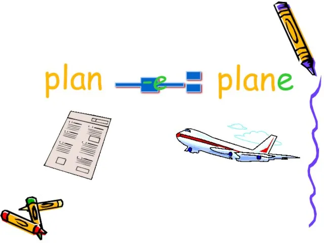 + = plan -e plane