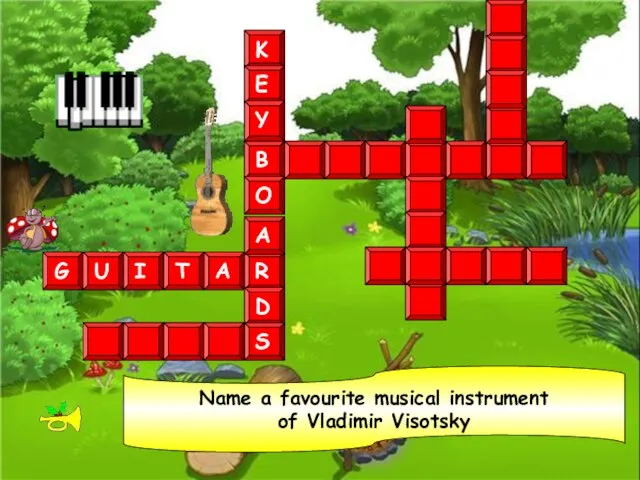 Name a favourite musical instrument of Vladimir Visotsky