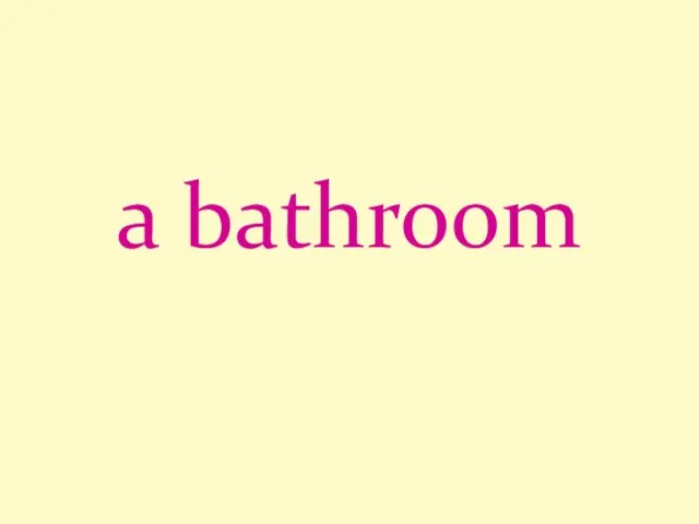 a bathroom