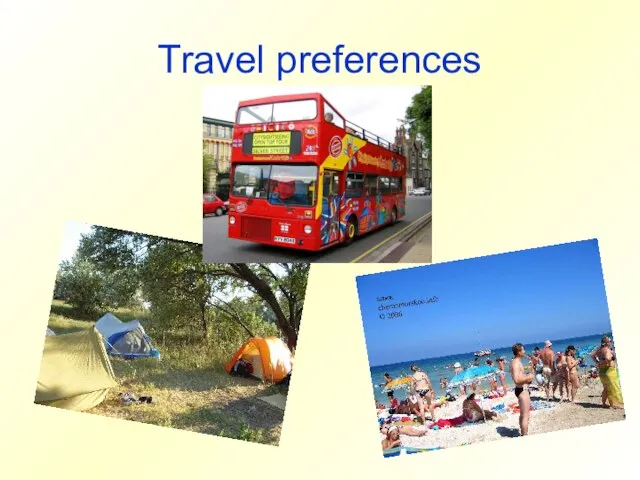 Travel preferences