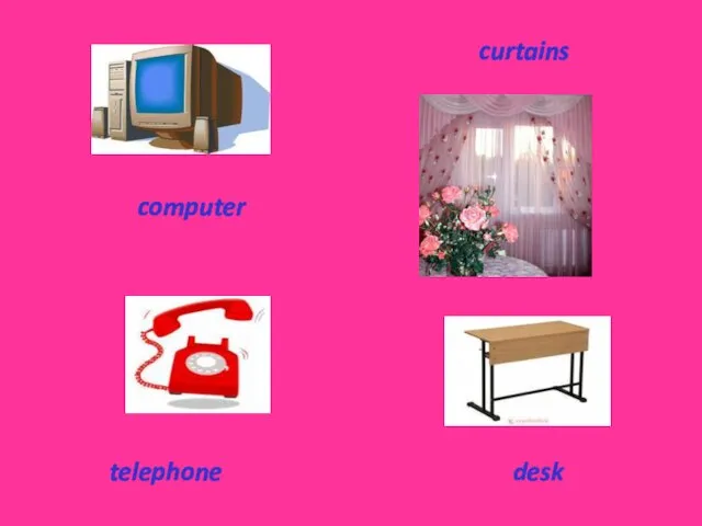 computer telephone desk curtains