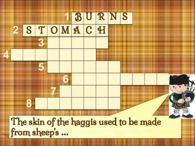 The skin of the haggis used to be made from sheep’s …