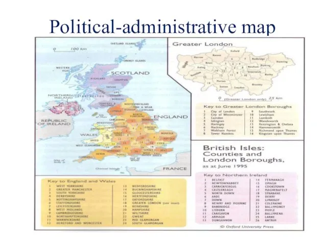 Political-administrative map