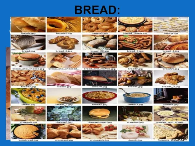 BREAD: Spend one minute writing down all of the different words you