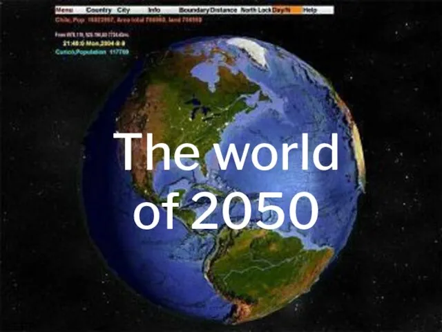 The world of 2050