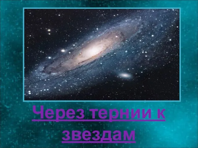 Через тернии к звездам