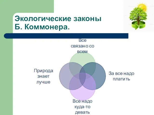 Экологические законы Б. Коммонера.