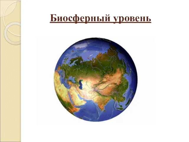 Биосферный уровень