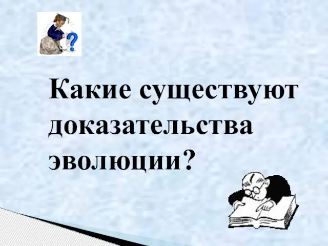 Какие существуют доказательства эволюции?