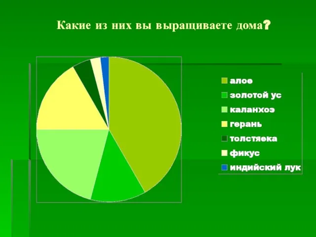 Какие из них вы выращиваете дома?