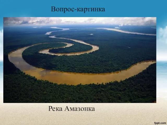 Река Амазонка Вопрос-картинка