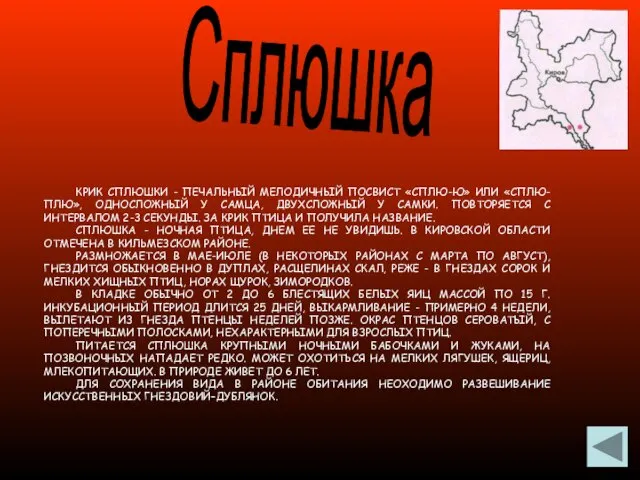 Сплюшка КРИК СПЛЮШКИ - ПЕЧАЛЬНЫЙ МЕЛОДИЧНЫЙ ПОСВИСТ «СПЛЮ-Ю» ИЛИ «СПЛЮ-ПЛЮ», ОДНОСЛОЖНЫЙ У