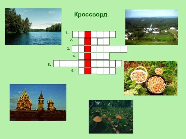 1. 2. 3. 4. 5. 6. Кроссворд.