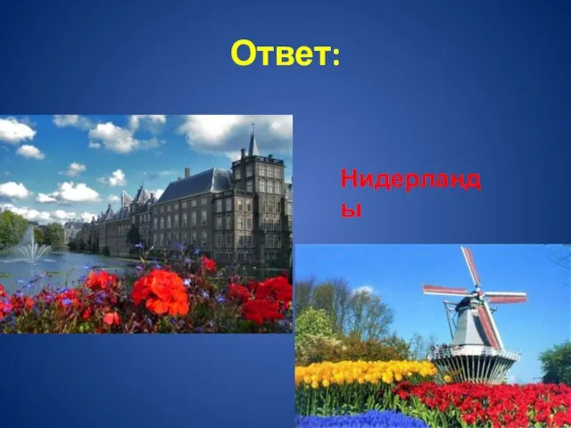 Ответ: Нидерланды