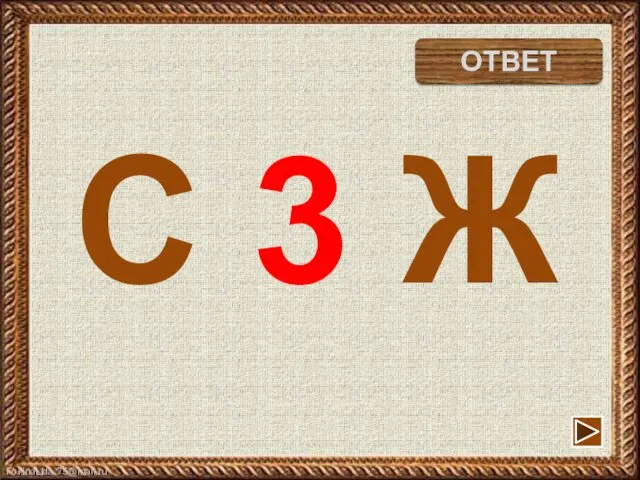 С 3 Ж стриж ОТВЕТ