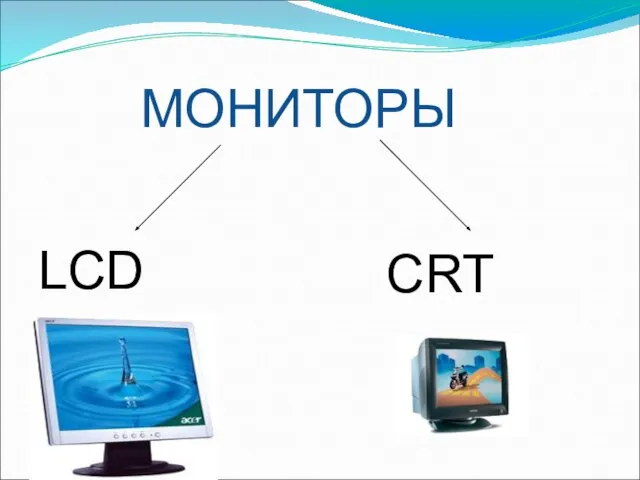 МОНИТОРЫ LCD CRT