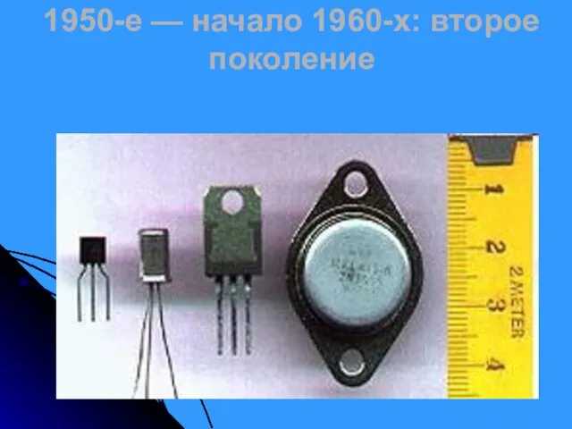 1950-е — начало 1960-х: второе поколение