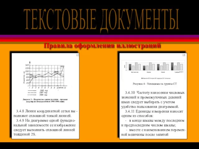 Правила оформления иллюстраций 3.4.8 Линии координатной сетки вы - полняют сплошной тонкой