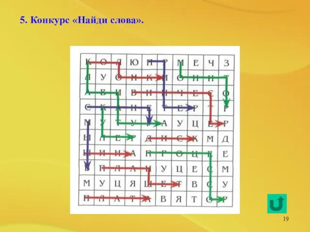 5. Конкурс «Найди слова».