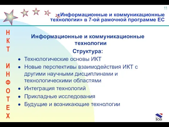 Информационные и коммуникационные технологии Структура: Технологические основы ИКТ Новые перспективы взаимодействия ИКТ