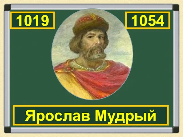 Ярослав Мудрый 1019 1054