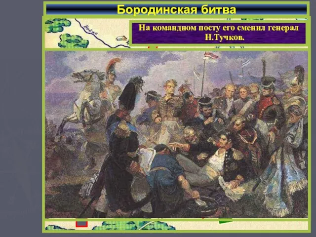 Бородинская битва Барклай де Толли Багратион Уваров Платов В ходе сражения был