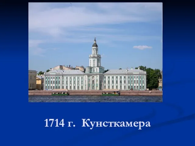 1714 г. Кунсткамера