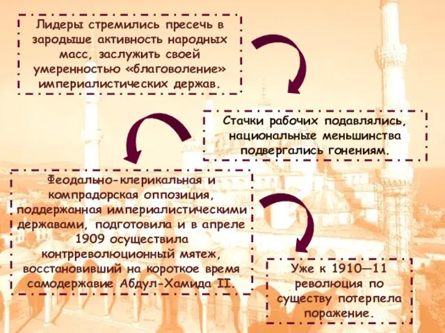 Лидеры стремились пресечь в зародыше активность народных масс, заслужить своей умеренностью «благоволение»