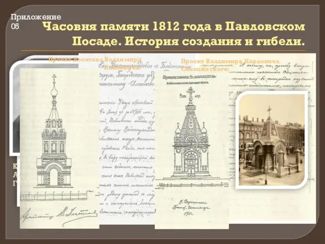 Часовня памяти 1812 года в Павловском Посаде. История создания и гибели. Иван