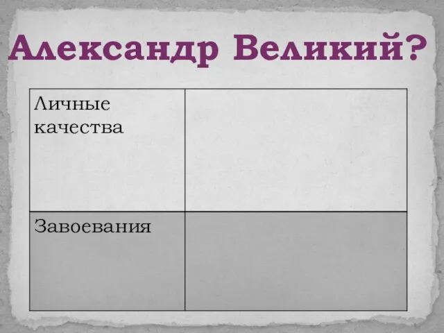 Александр Великий?