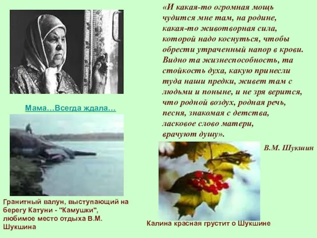 «И какая-то огромная мощь чудится мне там, на родине, какая-то животворная сила,