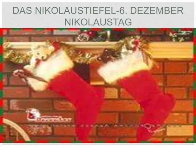 DAS NIKOLAUSTIEFEL-6. DEZEMBER NIKOLAUSTAG