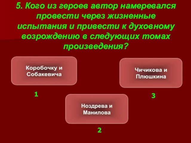 5. Кого из героев автор намеревался провести через жизненные испытания и привести