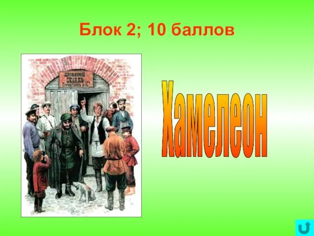 Блок 2; 10 баллов Хамелеон