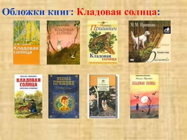 Обложки книг: Кладовая солнца: