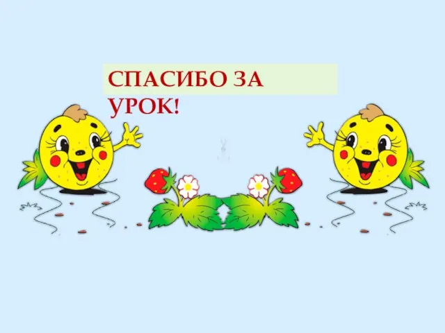 СПАСИБО ЗА УРОК!